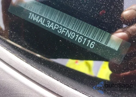 2015 Nissan Altima 2.5 S из США, поврежденный, VIN 1N4AL3AP3FN916116